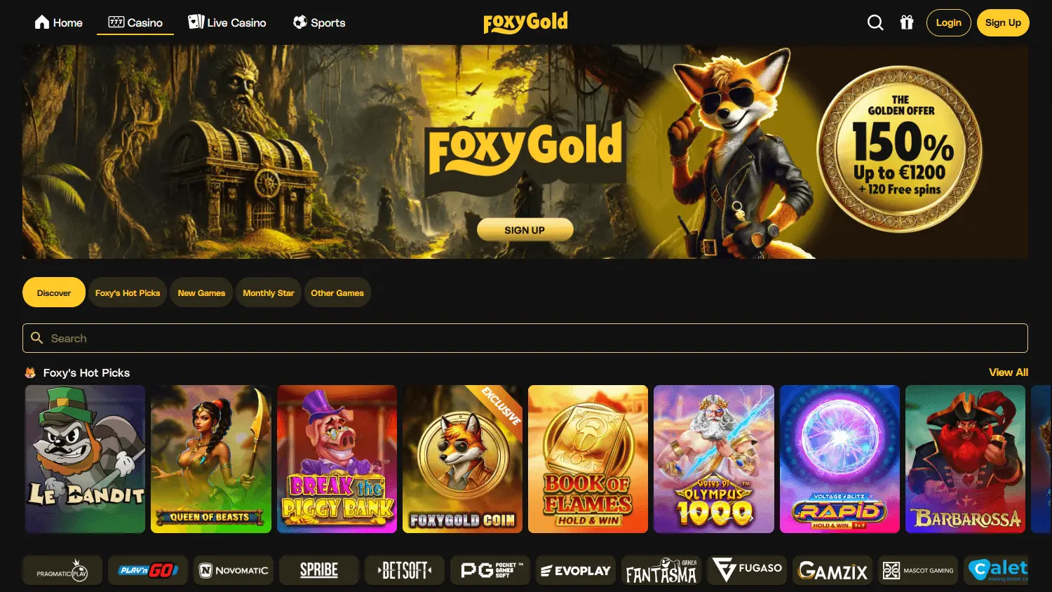 Foxygold Casino – Ultieme online casino ervaring image 2