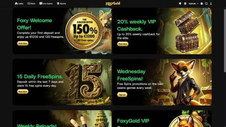 Foxygold Casino – Ultieme online casino ervaring image 3
